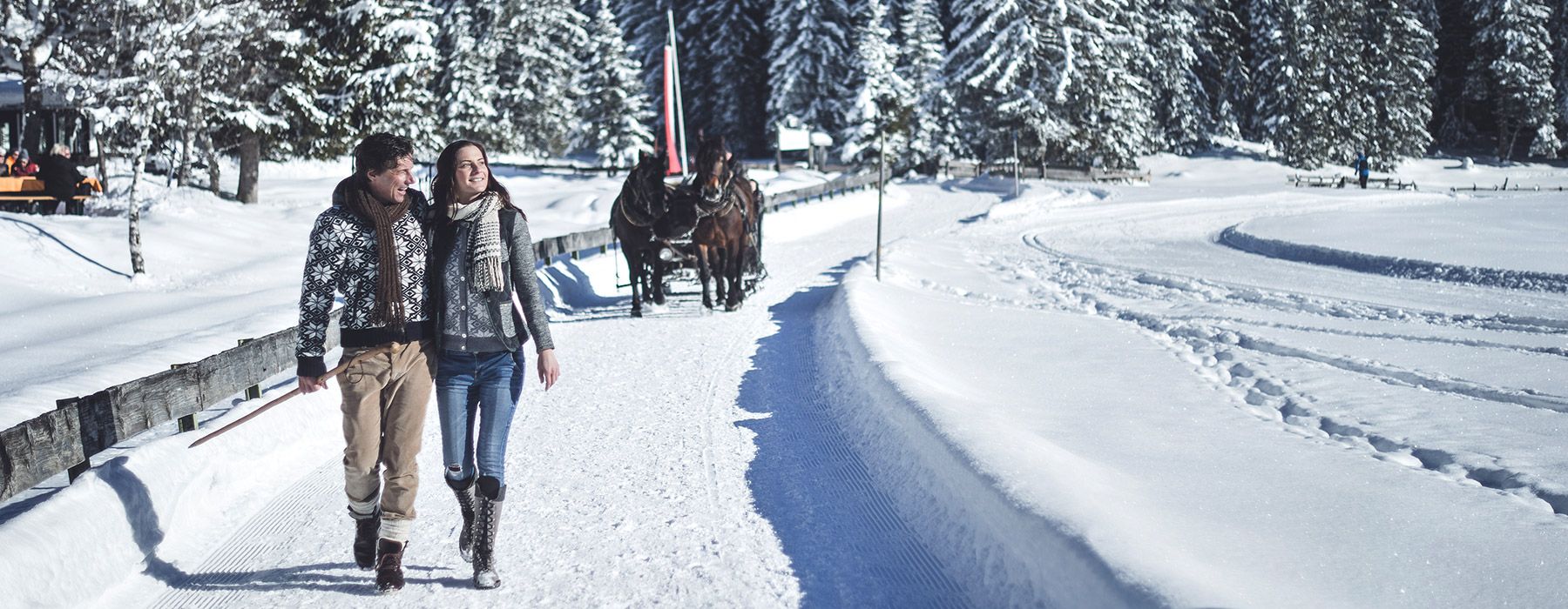 Winterwandern Wildmoos in Seefeld in Tirol