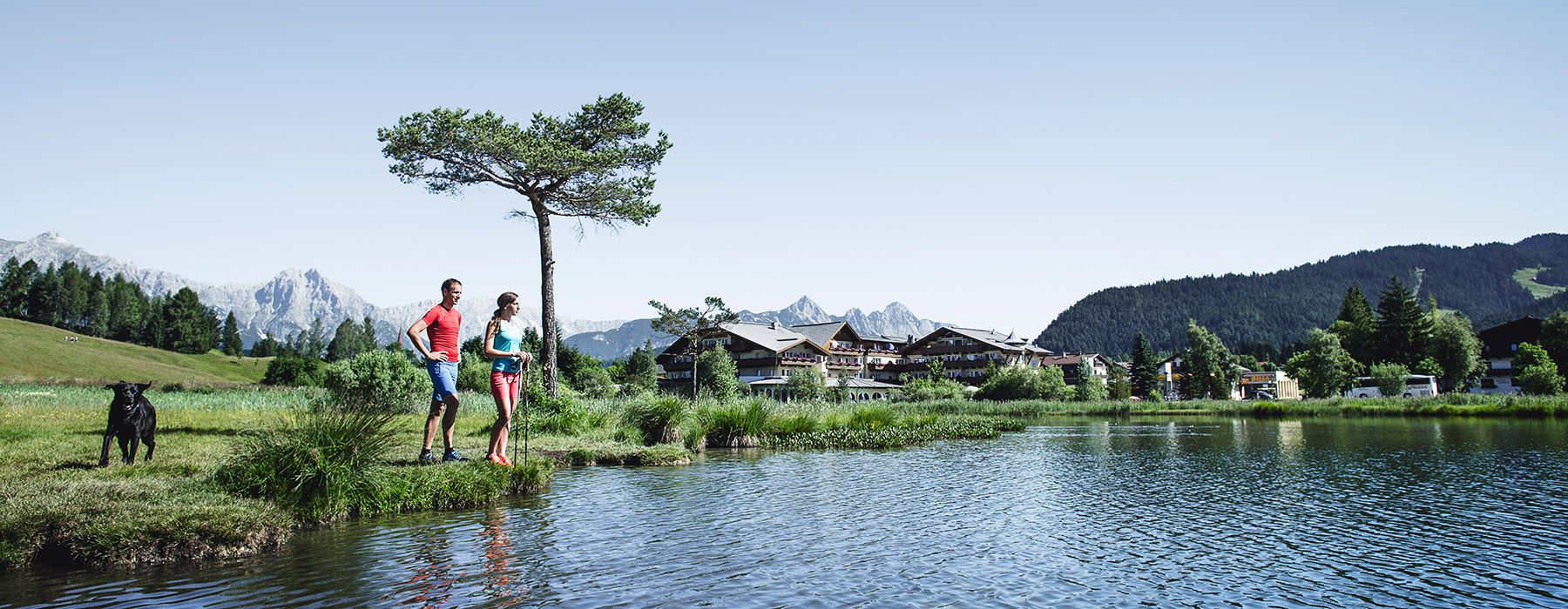 Nordic Walking am Wildsee in Seefeld